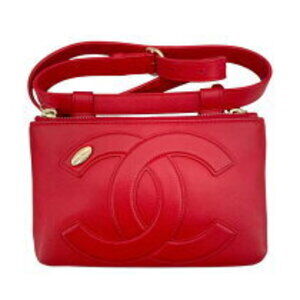 Chanel Body Bag Red Leather